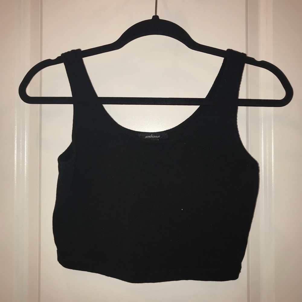 Black crop top